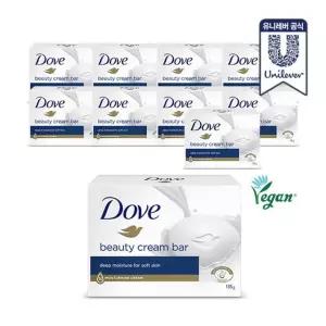 도브 대용량 비누 화이트바 135g x 10개