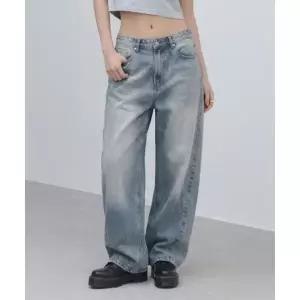 ANOLORCODE WOMAN 그라데이션 와이드 데님팬츠 연청 406691