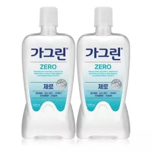 가그린 제로 1200ml 2개 저자극