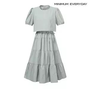 [롯데백화점]미니멈에브리데이/보니스팍스 [미니멈 에브리데이]퍼프 라운드 캉캉 원피스 (EB2OW025D)