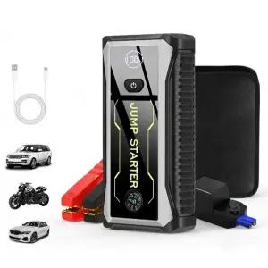 차량 배터리용 비상 파워뱅크 12V 점프 스타터 자동차용 휴대용 고용량