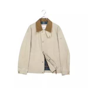 헤지스 남성 베이지 숏 헌팅 자켓 HZJU6A206I2