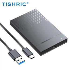 TISHRIC 2.5인치 USB3.0 하드 디스크 케이스 드라이브 SATA to Type-C 외장 하우징 6TB 지원
