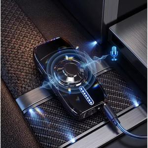 1+1 led 메탈 스마트 라이터 음성 인식 점화기 방풍 피젯터보라이타