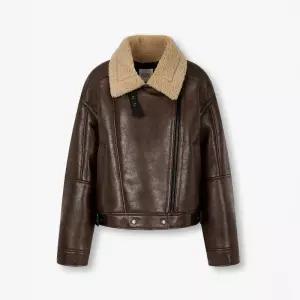 [백화점 홈쇼핑 정품] 스튜디오 톰보이 카라배색 무스탕(양말 ) 9175461982