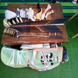 중고 (여성용) 미즈노, 필라, 페르시안캣 조합 풀세트 (드라이버, 우드, 유틸