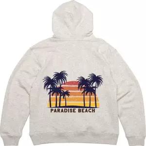 [골드스마일]후드집업 뒷면 프린트티셔츠 파라다이스비치 야자수