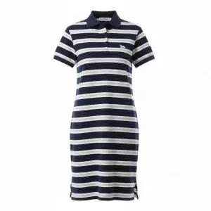 [메종키츠네] 여성 베이비 폭스 멀티 스트라이프 폴로 드레스 155176805