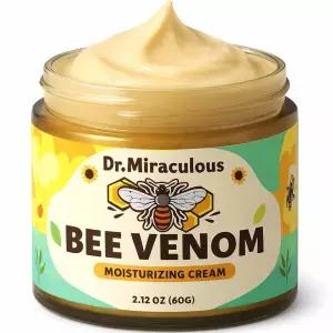 Dr. Miraculous Bee Venom 스킨 크림, 프로폴리스 및 펩타이드 안티에이징 모이스처라이저, 주름 정돈, 수