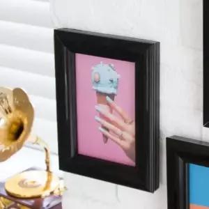 스냅액자3R 검정 126x164 A4348 사진 그림 스냅액자 인테리어액자