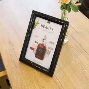 스냅액자A5 스탠드 검정 185x245x89 A4341 사진 그림 스냅액자 탁상액자 테이블액자