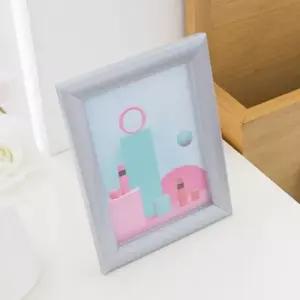 스냅액자A5 스탠드 은색 185x245x89 A4346 사진 그림 스냅액자 탁상액자 테이블액자