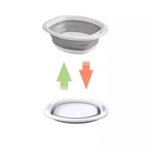 다용도 접이식 세수새아 고무대야 소형