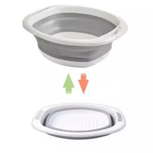 다용도 접이식 세수새아 고무대야 대형