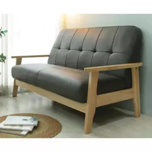 캐쥬얼 애쉬 원목 2인용 가게 쇼파 (다크그레이) 비싼 신혼 착한 좋은 예쁜