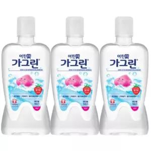 어린이가그린 아동 가글 딸기맛 380ml x 3개
