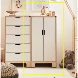내츄럴 북유럽 감성 아기방 우드 옷장 60cm/ 자녀방 아동용 정리 아이방