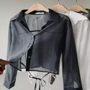 [잇수다랩] 테르샤 텐셀 크롭 셔츠