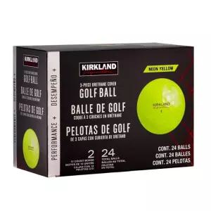 커클랜드 3피스 컬러 골프공 24개