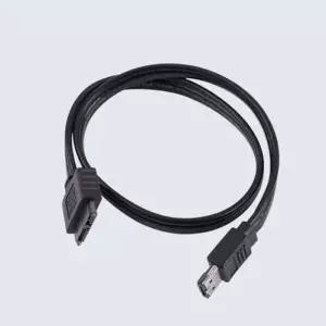 케이블 eSATA 50cm to SATA coms Power 젠더