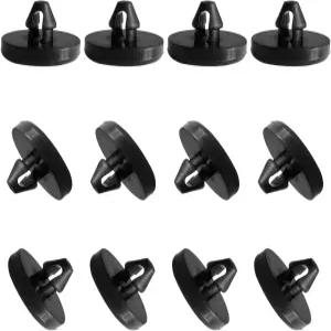 12팩 브레이크 페달 스톱 패드 스토퍼 스위치 자동차 클러치 트럭 90541-06036 블랙