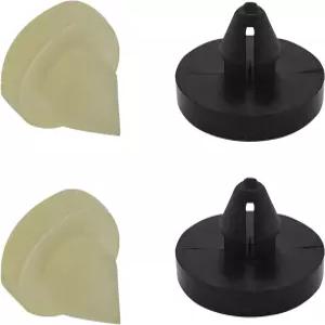 페리안 4PCS 브레이크 페달 스톱 패드 고무 라이트 스위치 스토퍼 자동차 클러치 교체 46505-SA5-000