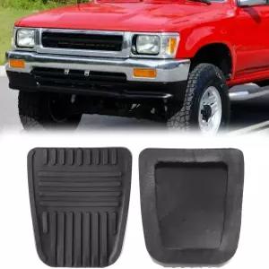 도요타 픽업 1984-1995 수동 변속기 고무 교체용 브레이크 클러치 페달 패드 커버용 Thinyou 2pcs