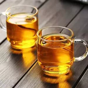 [콩심팥심]롱 유리컵 500ml 티타임 티컵 홈까페 선물