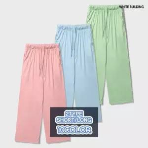 [화이트빌딩]WB 찰랑 여성 플리츠팬츠 냉장고 트레이닝 아이스팬츠