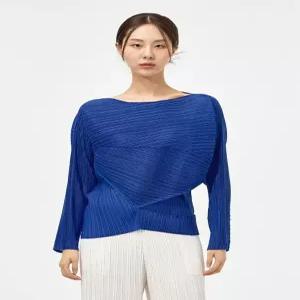 [플리츠미][플리츠미] 언발란스 폴딩 블루종 티셔츠_PPTSM124040