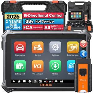 오토픽스 D1 업데이트 자동 38개 BS 2026 라이트 도구 프로토콜 진단 양방향 모든 OBD2 2년 DOIP FD 스캐너 블루투스 스캔 진단 시스템 이상의
