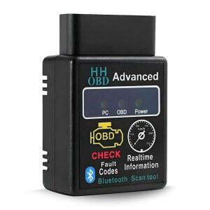 차량용 YTFRL 스캔 무선 전문가용 고장 OBD2 테스터 진단 엔진 어댑터 스캐너 II 코드 액세서리 OBD 자동차 리더 범용 블루투스 도구