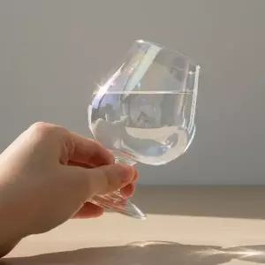 루미낙 오로라 고블렛 유리잔 250ml 2P 세트 영롱한 홈카페 물컵