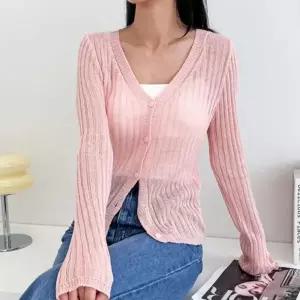 여성 여름 린넨 얇은 니트 긴팔 가디건 데일리 원피스 코디