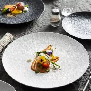 세라믹 접시 플레이트 원형접시 고급 그릇 스테이크 일반접시 예쁜