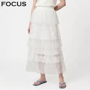 [포커스] 망사 레이스 티어드 스커트_VF6M1SK8381