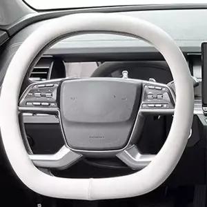 엑센트 94년~97년 D컷전용 순정 가죽 핸들커버 그레이