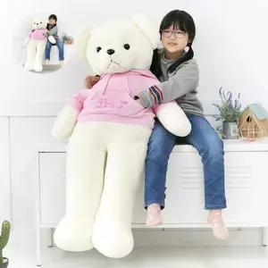 어린이집생일선물 후드 곰인형 핑크 테디베어 대형 러블리 거실 150cm