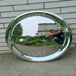 미러 장식 튜닝 거울 커버 4개 13인치 타이어 꾸미기 자동차 휠캡