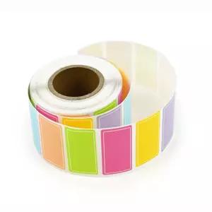 주롱코롱 컬러 라벨 스티커 500매 냉장고메모스티커