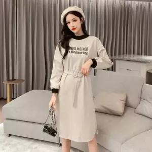 친절한탄씨 W15661 2컬러 따뜻 루즈핏원피스 벨트원피스 롱원피스 예쁜원피스 신상원피스 벨트원피스