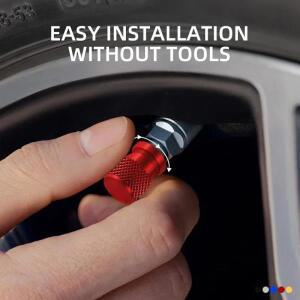 4개입 자동차 차량용 호환 휠 타이어 밸브 캡 스템 커버 카바 방진 방수 혼다 무겐 CB400 CB650F C CBR250R