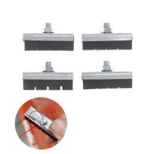 4PCS 클래식 자전거 V 브레이크 패드 - 캘리퍼용 호환 빈티지 블록 내구성이 뛰어난 교체용 호환 사이클링