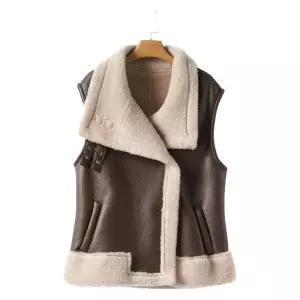 리얼 양가죽 일체형 밍크 겨울 쇼트 무스탕 가을 신상 빅사이즈 코트 여자