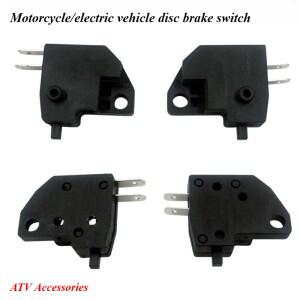오른쪽 왼쪽 앞 브레이크 스톱 라이트 스위치 플러그 버튼 스쿠터 범용 펌프 디스크 ATV 액세서리 1pcs