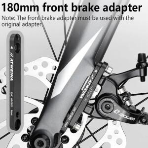 ATWEINA 호환 로드 바이크 자전거 디스크 브레이크 어댑터 플랫 마운트 CNC 전후방 180mm 로터 볼트 포함