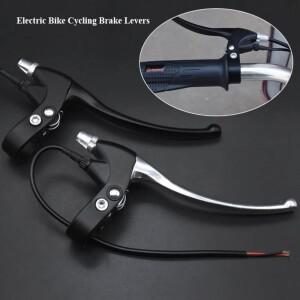 초경량 자전거 BMX 브레이크 핸들 전기 사이클링 레버 V 디스크 와이어 전원 차단 스위치 액세서리