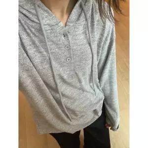 타노스여자 니트 가을 캐주얼 티 탑 긴팔 루즈핏 데일리룩 후드 KUK3