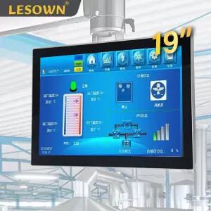 LESOWN 85 9 인치 PC 터치 스크린 모니터 옵션 440x900 080p LCD 화면 VGA HD 내장 스피커 노트북 용