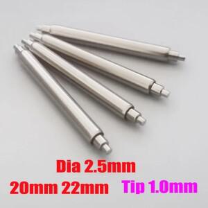 호환품2/4/10개 직경 2.5mm 팻 스프링 바 20mm 스트랩 링크 핀 SKX007 토니아 6105 시계줄 스트랩 팔찌 부